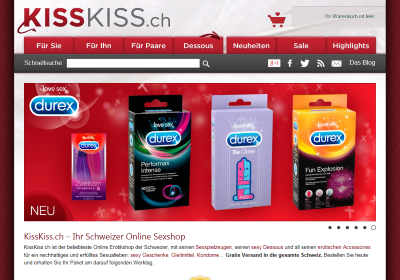 KissKiss.ch - Ihr Schweizer Online Sexshop